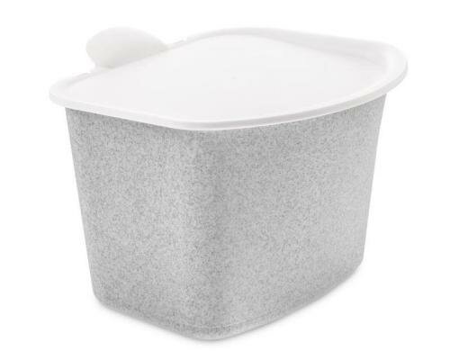 Koziol Recyclingeimer Bibo organic grey HxBxL: 16x20.8x22.5cm, spülmaschinengeeigne