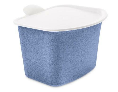 Koziol Recyclingeimer Bibo organic blue HxBxL: 16x20.8x22.5cm, spülmaschinengeeigne