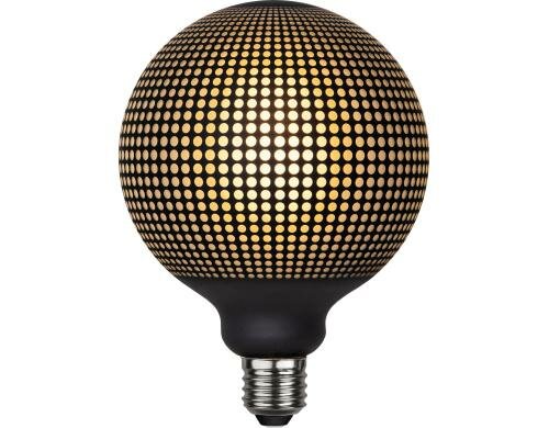 Star Trading LED G125 Graphic E27, 100lm, 4W, 2700K, dimmbar