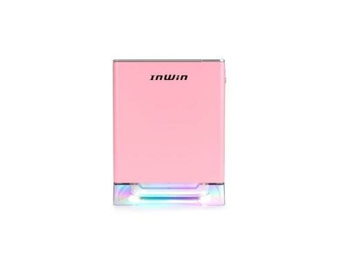 In Win Mini Tower A1 Plus, Pink, inkl NT 2x 2.5, 2x USB3.0, inkl 650W PSU