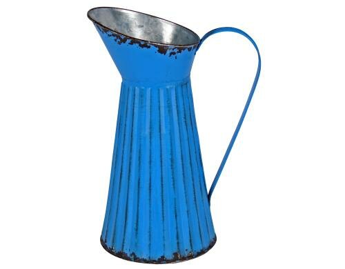 Originals Krug Blau aus Metall 23 x 16 x 33 cm