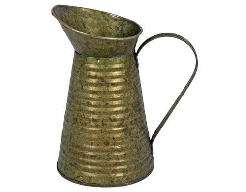 Originals Krug Goldfarben aus Metall 19.5 x 14 x 23 cm