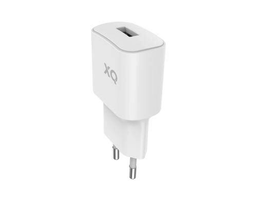 Xqisit Lagegerät single weiss USB 2,4A