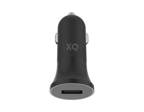 XQISIT Car Charger 2.4A Single black 1 x USB mit 5 V / 2,4 A