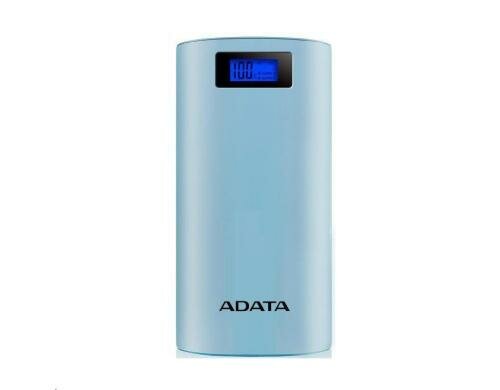 Adata PowerPack P20000D hellblau 20000mAh, 2x USB-Ausgang 2.1A, hellblau