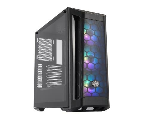 Cooler Master MasterBoX MB511 ARGB schwarz, 2x 2.5/3.5, 5x 5.5, 2x USB3.2