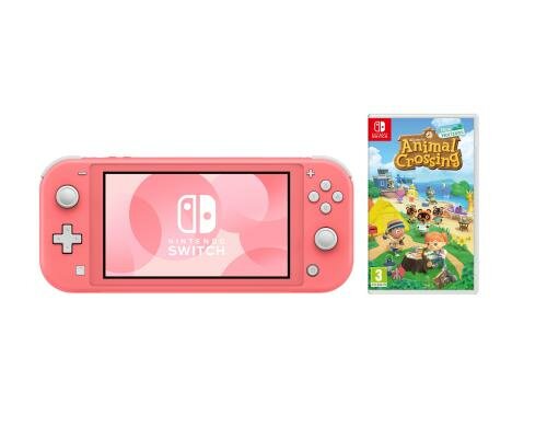 Nintendo Switch Lite Koralle AC Kit Alter: 3+, Bundle