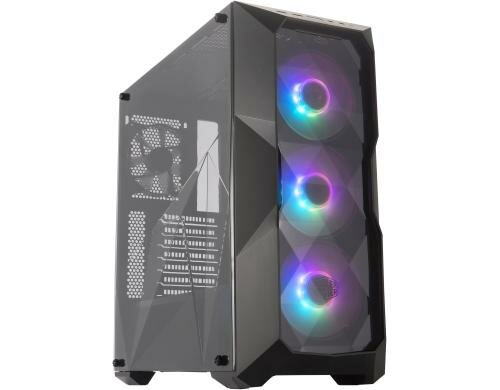 Cooler Master MasterBoX TD500 ARGB Acrylic schwarz, 2x 2.5/3.5, 4x .5, 2x USB3.2