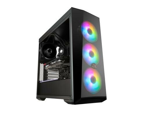 Cooler Master MasterBos Lite 5 ARGB schwarz, 2x 2.5/3.5, 1x SSD, 2x USB3.0