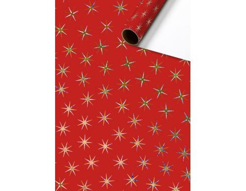 Stewo Geschenkpapier Adaria Grösse 70cm x 1.5m, rot