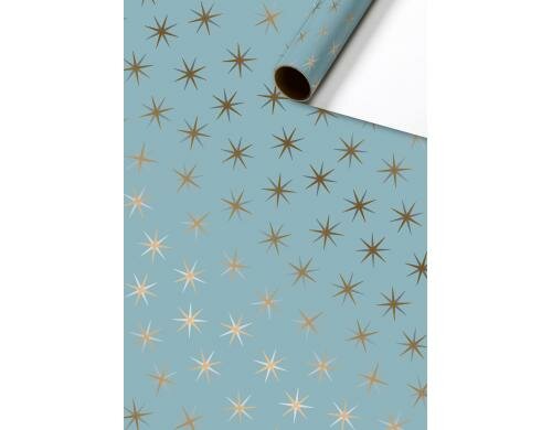 Stewo Geschenkpapier Adaria Grösse 70cm x 1.5m, blau hell