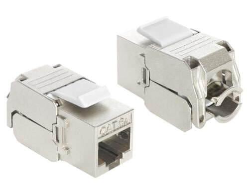 Delock Keystone Modul Cat.6A, geschirmt STP extern: RJ45 Buchse, Intern LSA Cat.6A STP