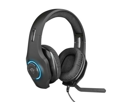 Trust GXT 455 Torus RGB Gaming Headset mit Mikrofon, 3.5mm Klinkersteker