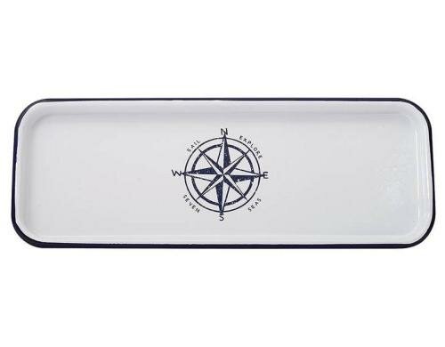 Batela Schale Kompass L: 35 cm, B: 12.5 cm, H: 2 cm