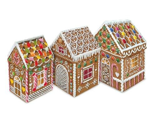 B+C Geschenkbox Knusperhaus 3-teilig, Druck innen und aussen
