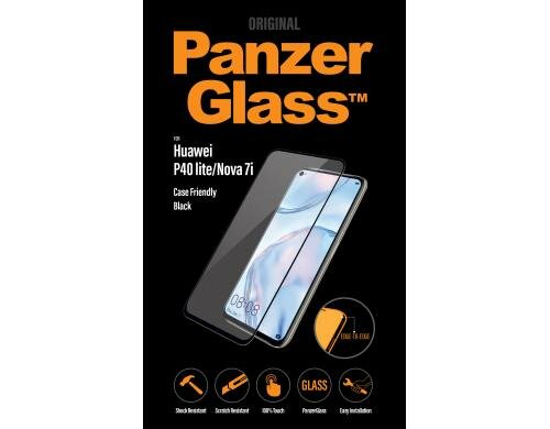 Panzerglass Displayschutz Case friendly bla für Huawei P40 Lite