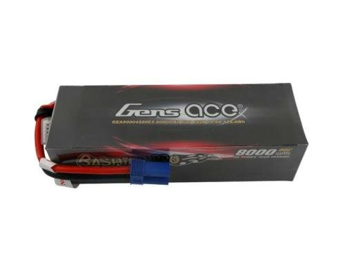 Gens LiPo-Akku 14.8V 8000mAh 80C 4S2P B Pro 157x53x43 mm 740g EC5