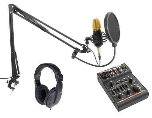Vonyx Studio Set Kit 2 Mikrofon-Set, Mixer, Kopfhörer