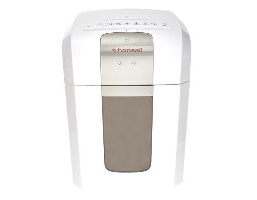 Bonsaii Aktenvernichter 5S30 P-6 weiss bis 5 Blatt A4,30 L,Permanentbetrieb:4Std.
