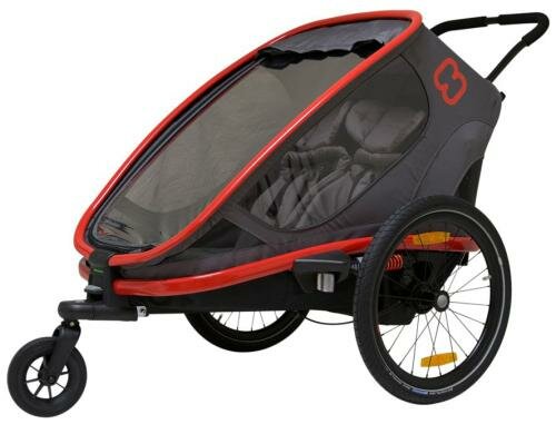 Hamax Fahrradanhänger Outback Twin charcoal