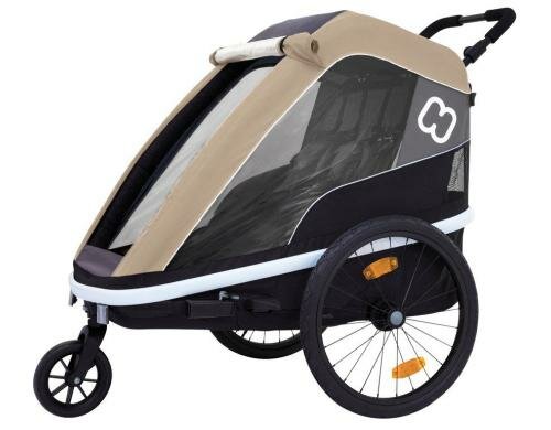 Hamax Fahrradanhänger Avenida Twin braun