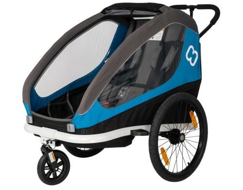Hamax Fahrradanhänger Traveller blau