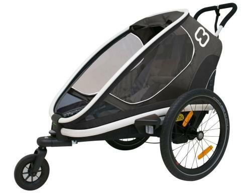Hamax Fahrradanhänger Outback One grau