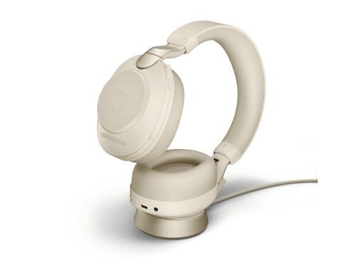 Jabra Evolve2 85 Duo UC Beige BT380, USB-A, Stand