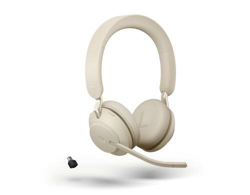 Jabra Evolve2 65 Duo MS Beige BT380, USB-C