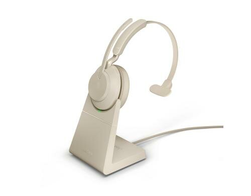 Jabra Evolve2 65 Mono UC Beige BT380, USB-A, Stand