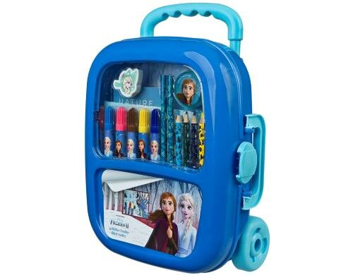 Online gefüllter Trolley Frozen Fasermaler,Buntstifte,Bleistifte,Block usw