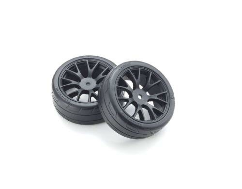 Kyosho VERKLEBTE REIFEN (2) MEDIUM Fazer