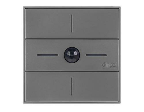 dingz plus WiFi-Schalter dunkelgrau Kompletsett für UP Montage