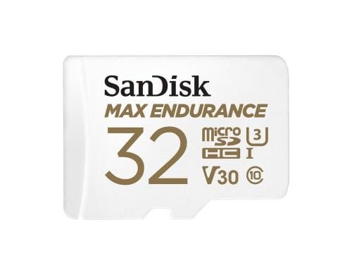 SanDisk microSDHC Card Max Endurance 32GB U3, V30, bis zu 15000h Full HD/4K