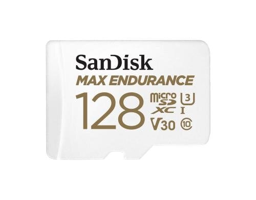 SanDisk microSDXC Card Max Endurance 128GB U3, V30, bis zu 60000h Full HD/4K