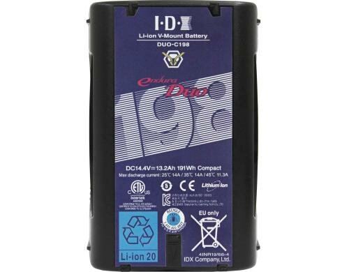 IDX Li-ion Battery V-Mount 191 Wh