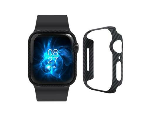 Pitaka Aramid Case für Apple Watch 44mm schwarz / grau