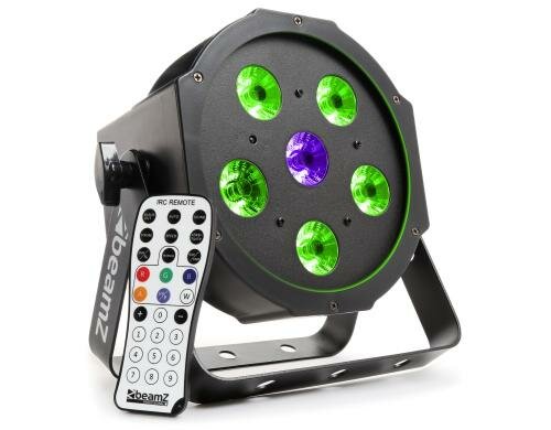BeamZ BFP110 5x 6W, 1x 6W UV, DMX, IRC