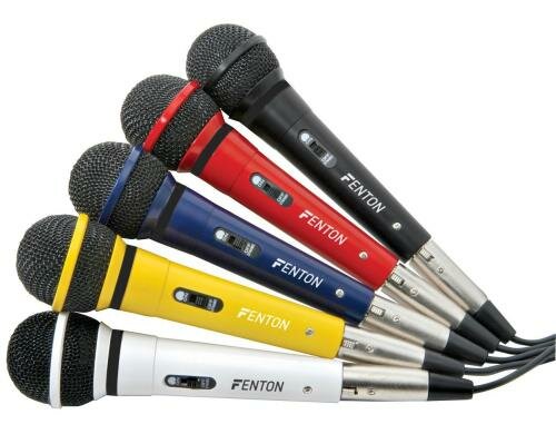 Fenton DM120 Karaoke Set 5x Mikrofone, 600 Ohm