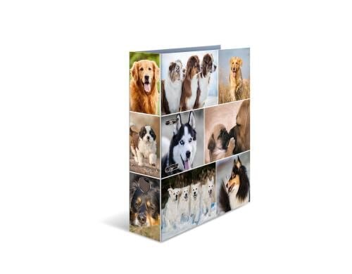 Herma Ordner 7 cm Hunde Format A4, Hebelmechanik