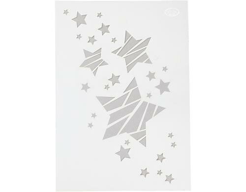 Creativ Company Schablone A4 Sterne