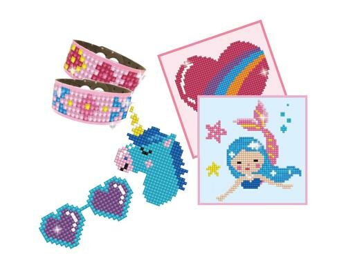 Diamond Dotz Bastelset Diamanten-Mosaik Alles Inklusive