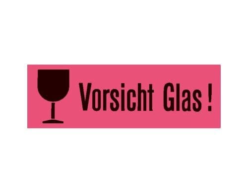Herma Hinweisetiketten: Vorsicht Glas 1000 Stück, Grösse 39 x 118 mm, 250 Blatt