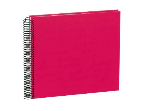 Semikolon Fotoalbum Efalinbezug 230x245mm pink, 40 cremeweisse Seiten