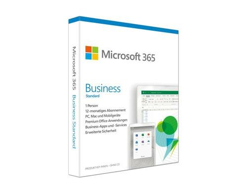 Microsoft 365 Business Standard Product Key Card, Vollversion, deutsch