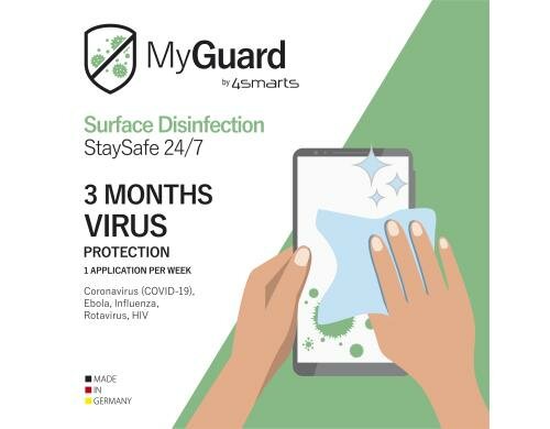 4smarts MyGuard Surface Disinfection StaySafe 24/7 , 3 Monatspackung