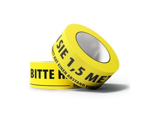 Adam Hall Social Distancing Tape 58067 GER Social Distancing Tape Deutsch, 66m