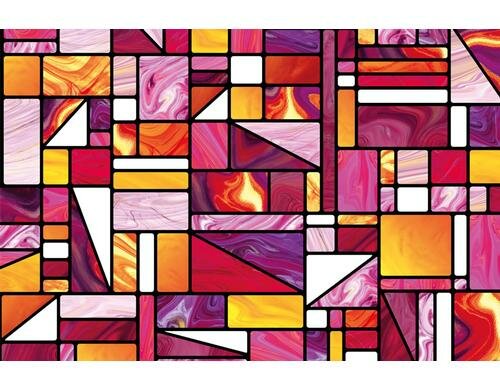 d-c-fix Glasdekorfolie statisch haftend Madras, 67.5 x 150 cm