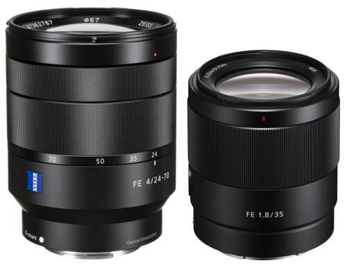 Sony Street Fotografie Objektiv Bundle 24-70mm 4.0 + 35mm 1.8F