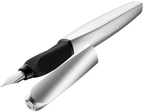 Pelikan Twist Füllhalter P457 silber FS